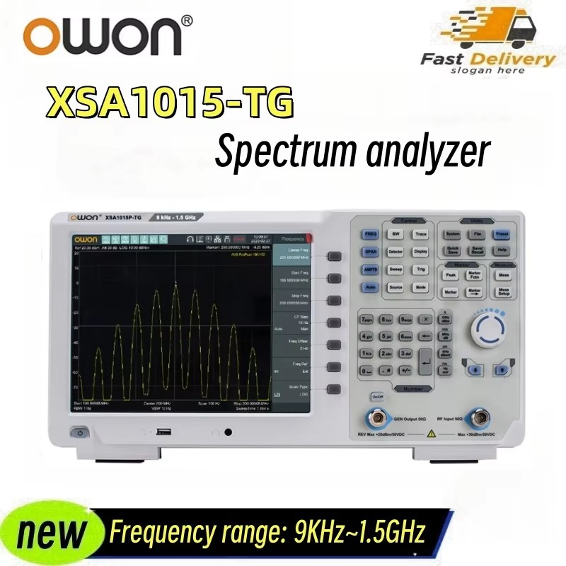 OWON XSA1015P - TG 9kHz - 1.5G - Spectrum Analyzer Tracking Generator 1.5Ghz recension och pris