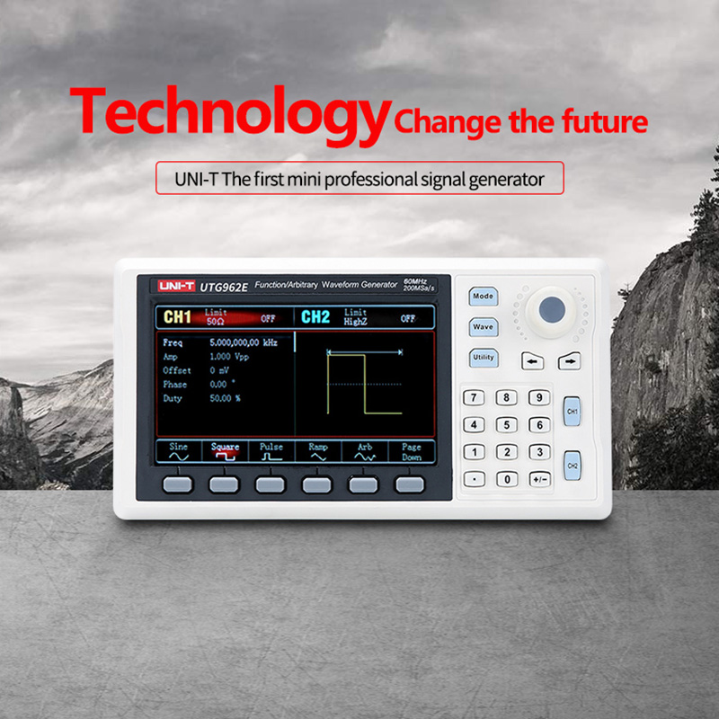 UNI-T UTG932E UTG962E Function - Dual Channel Arbitrary Waveform Function Generator 60Mhz recension och pris